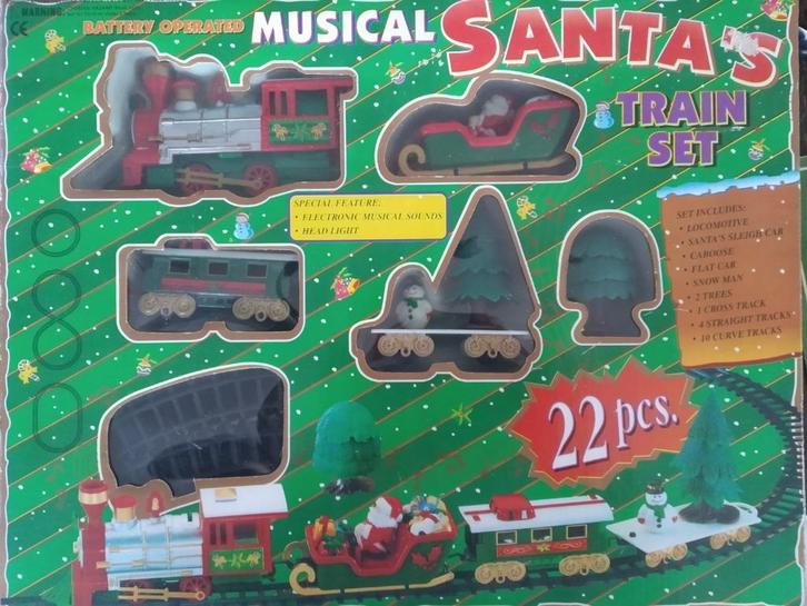 Kerstdorp attributen o.a. Trein - Mini Toiletten Dixi KERST, Diversen, Kerst, Nieuw, Ophalen of Verzenden