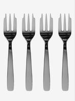 Smeg gebaksvorkjes - Nieuw in doos (4 stuks), Huis en Inrichting, Keuken | Bestek, Verzenden, Nieuw, Rvs of Chroom, Vaatwasserbestendig