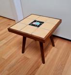 Plantentafel telefoon tafel vintage jaren 60 stenen mozaïek, Ophalen, Huis en Inrichting