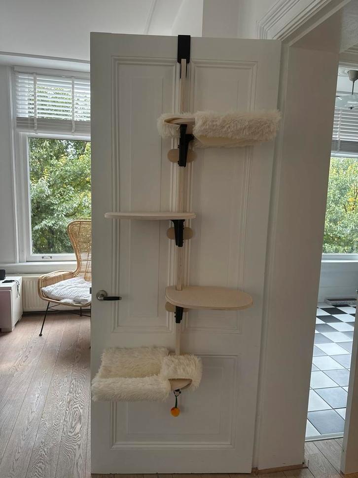 Katten klimboom klimpaal met 4 tredes, Dieren en Toebehoren, Krabmeubelen, Nieuw, Krabpaal, Ophalen of Verzenden
