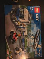 Lego City 60244 Politie Helikopter Transport, Kinderen en Baby's, Speelgoed | Duplo en Lego, Ophalen, Zo goed als nieuw, Complete set