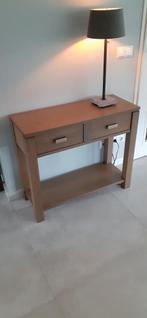 Side table, 25 tot 50 cm, Rechthoekig, Eikenhout, Zo goed als nieuw