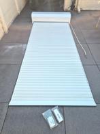 Voor deur rolluik met afstandsbediening, Doe-het-zelf en Verbouw, Rolluiken, Ophalen, 100 tot 150 cm, 200 cm of meer, Wit