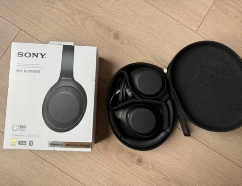 NIEUW Sony WH-1000XM4 - Zwart - 2 jaar garantie, Audio, Tv en Foto, Koptelefoons, Nieuw, Over oor (circumaural), Sony, Draadloos