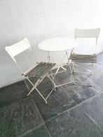Bistroset Metaal/Hout - Tuinset 2 personen, Gebruikt, Stoel, Tuinset, Hout