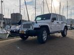 Jeep Wrangler Unlimited 3.6 Sahara Aut. Hard/softtop Leder, Auto's, Automaat, Stoelverwarming, Zwart, 2000 kg