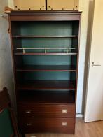 Mahoniehouten bibliotheekkast, Antiek en Kunst, Ophalen