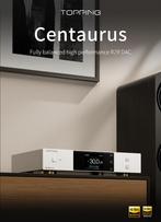 TOPPING CENTAURUS FULLY BALANCED R2R DAC WITH HOLO design, Audio, Tv en Foto, Converters, Ophalen of Verzenden, Nieuw