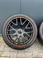 19 inch 5x112 winterbanden Mercedes SL en E class AMG ZGAN, 19 inch, Gebruikt, 255 mm, Hooghwerff banden en velgen