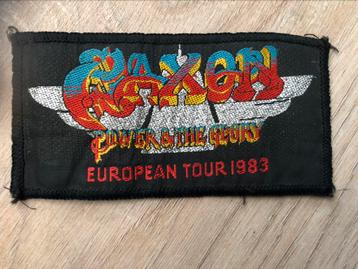Saxon power and the glory european tour 1983 patch beschikbaar voor biedingen