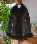 Vintage Afghaanse lammy shearling schapenvacht jas 70s hippi, Kleding | Dames, Jassen | Winter, Niet ingevuld, Zwart, Niet ingevuld