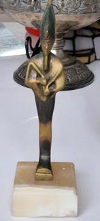 Prachtig bronzen beeldje in Art Deco stijl van Osiris, Ophalen of Verzenden