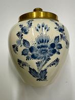 Oude Toeback Pot 30 cm met koperen Deksel, Ophalen of Verzenden