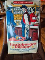 Emaille bier bord radeberger, Verzamelen, Merken en Reclamevoorwerpen, Ophalen of Verzenden, Reclamebord