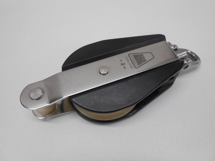 Lewmar Blok Katrol, Enkelschijfs Hondsvot Draaiwartel, 12 mm, Watersport en Boten, Accessoires en Onderhoud, Gebruikt, Lijn of Blok