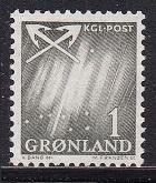 3920 - Groenland michel 47 postfris , Noorderlicht, Verzenden, Denemarken, Postfris