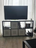 IKEA KALLAX vakkenkast met 8 vakken + witte manden, Ophalen of Verzenden, Zo goed als nieuw, Minder dan 150 cm, Minder dan 100 cm