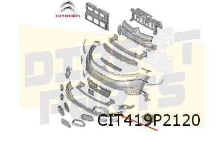 Citroën C5 Aircross voorbumper onder zwart (bij radar) (te s, Auto-onderdelen, Carrosserie en Plaatwerk, Bumper, Citroën, Voor