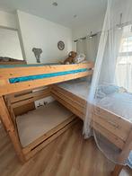 3 (trio) persoons stapelbed 2 persoons stabelbed met bureau, Ophalen, Gebruikt, 90 cm, Tweepersoons