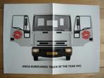 Iveco EuroCargo 1992 Truck of the Year Poster Brochure, Ophalen, Iveco, Zo goed als nieuw, Overige merken