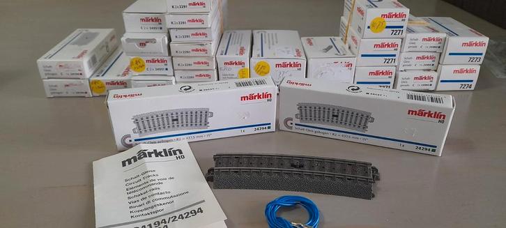 Marklin schakelrails overgangrails voor C naar M ofK, Hobby en Vrije tijd, Modeltreinen | H0, Nieuw, Rails, Wisselstroom, Märklin