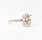 Exclusieve ring: nu voor €1750, waarde tot €6000!, Wit, Nieuw, Ophalen of Verzenden, 17 tot 18