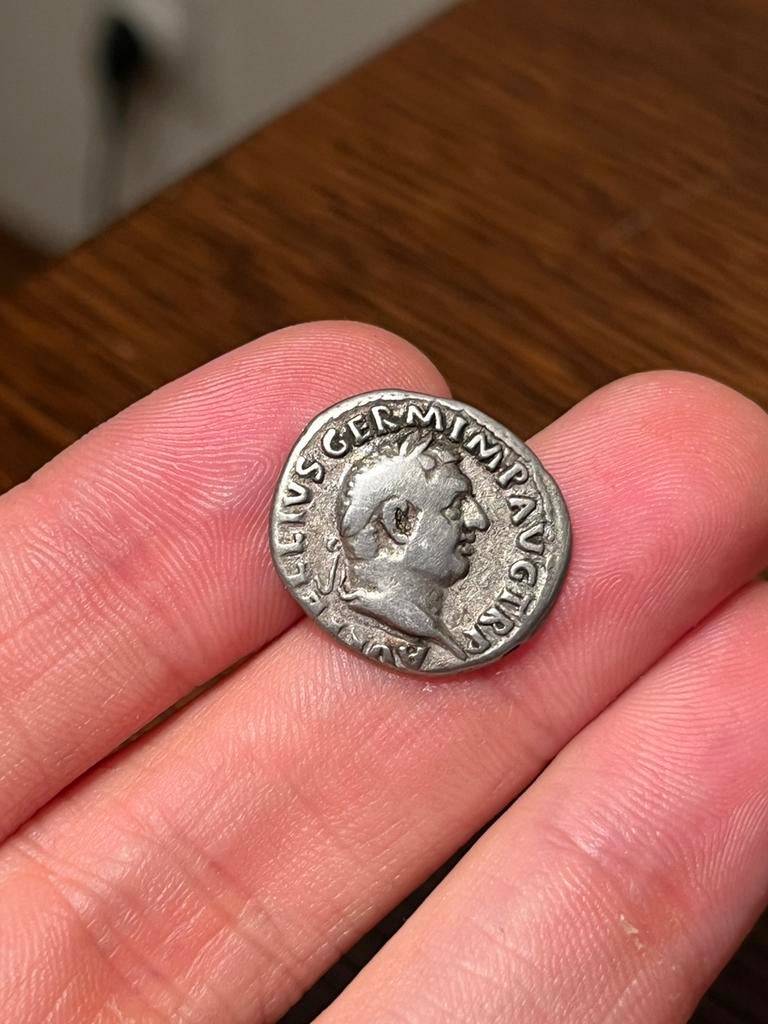 Romeinse Denarius Vitellius, Postzegels en Munten, Munten | Europa | Niet-Euromunten, Ophalen of Verzenden, Italië