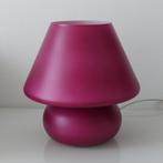 Mushroom tafellamp, Ophalen, Vintage, Minder dan 50 cm, Glas