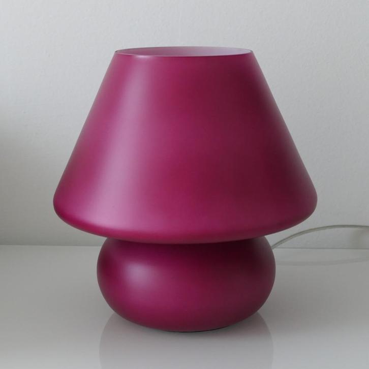 Mushroom tafellamp, Huis en Inrichting, Lampen | Tafellampen, Zo goed als nieuw, Minder dan 50 cm, Glas, Ophalen