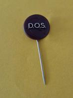 Sp 2042 Vintage D.O.S. Speldje, Verzamelen, Speldjes, Pins en Buttons, Ophalen of Verzenden, Gebruikt, Overige onderwerpen, Speldje of Pin