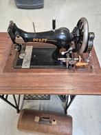 pffaf naaimachine, Ophalen