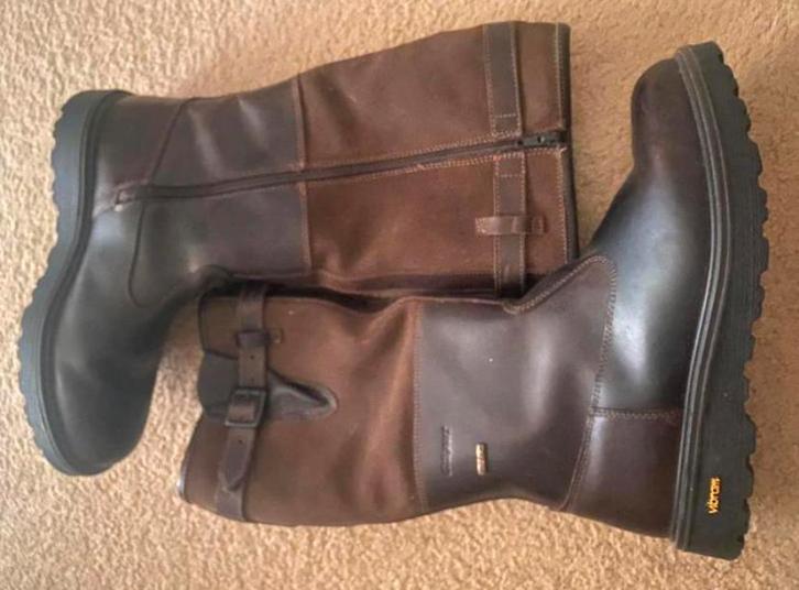 Grisport Highland dames 41 ZGAN, Kleding | Dames, Schoenen, Zo goed als nieuw, Hoge laarzen, Bruin, Ophalen of Verzenden