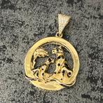 14 karaat gouden panter kettinghanger nieuw, Ophalen of Verzenden, Zo goed als nieuw, Goud, Kruis of Symbool