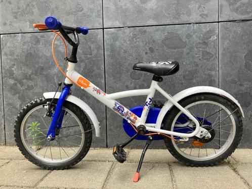 Kinderfiets decatlon btwin 16 inch, Fietsen en Brommers, Fietsen | Kinderfietsjes, Gebruikt, 16 tot 20 inch, Zijwieltjes, Ophalen