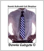 Dennis Gadgets: Sound activated led stropdas in 3 modellen, Kleding | Heren, Nieuw, Met patroon, Ophalen, Overige kleuren