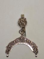 Antiek zilveren portemonnee klip met tassenhaak, Antiek en Kunst, Ophalen of Verzenden, Zilver