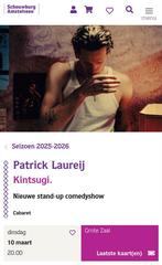 3 tickets Patrick Laureij show Kintsugi Amstelveen 10 maart, Tickets en Kaartjes, Drie personen of meer