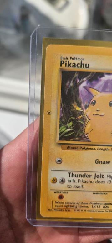 Pikachu misprint beschikbaar voor biedingen