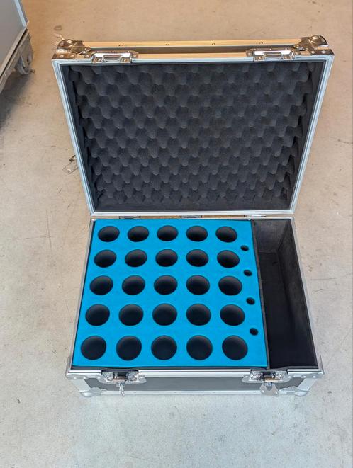 Microfoonkoffer voor 25 microfoons flightcase kist case, Muziek en Instrumenten, Microfoons, Gebruikt, Overige typen, Verzenden
