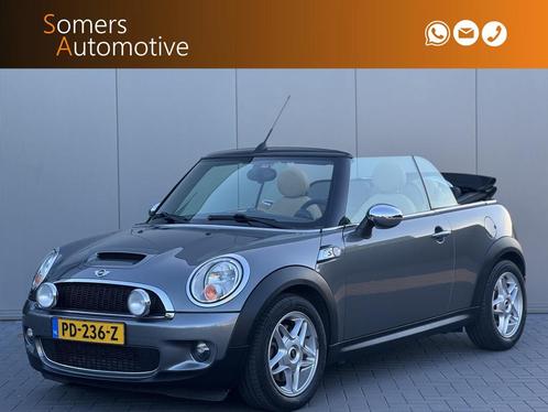 MINI Cabrio 1.6 Cooper S Automaat | Leder | 35.837km! | YOUN, Auto's, Mini, Bedrijf, Te koop, Cabrio, ABS, Airbags, Airconditioning