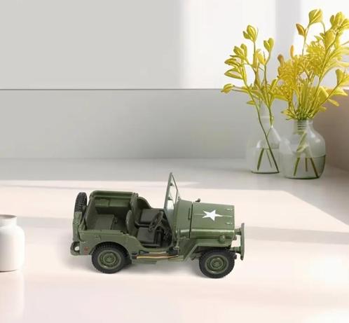 Willys Jeep, Hobby en Vrije tijd, Modelauto's | 1:43, Zo goed als nieuw, Auto, Overige merken, Ophalen of Verzenden