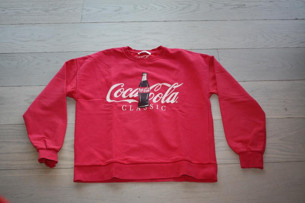 Mooie rode coca cola trui, maat M, Ophalen of Verzenden, Zo goed als nieuw, Maat 38/40 (M), Rood