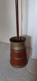 Antieke Houten Boter Karn met Koper, Antiek en Kunst, Ophalen