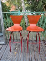 2x Design barkrukken, barkruk, bar stoel, Huis en Inrichting, Stoelen, Ophalen