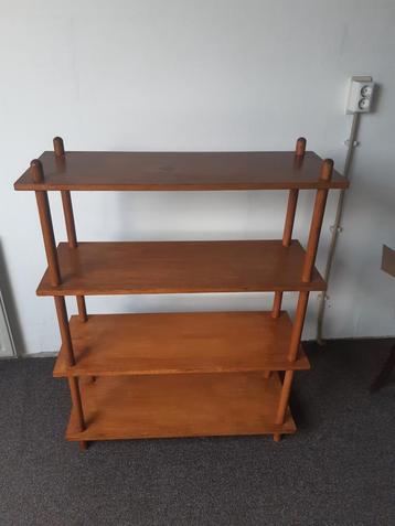 Vintage houten rek, decoratief! beschikbaar voor biedingen