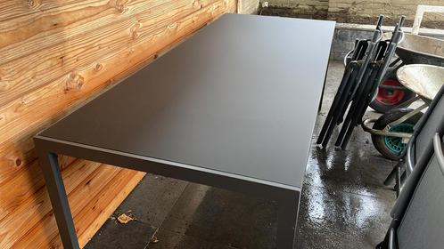 Tuinset: tafel, 6 stoelen en 6 kussens, Tuin en Terras, Tuinsets en Loungesets, Gebruikt, Tuinset, Aluminium, 8 zitplaatsen, Eettafel