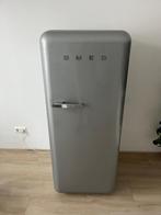 Grijze SMEG koelkast, Ophalen, Gebruikt, 200 liter of meer, 160 cm of meer