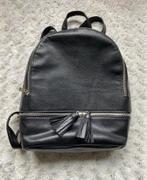 Opruiming ...... Stradivarius zwarte kleine rugzak / handtas, Verzenden, Zo goed als nieuw, Zwart