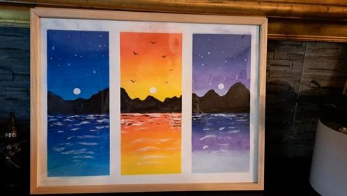 Pastelkrijt kunst 30x40, Antiek en Kunst, Kunst | Schilderijen | Modern, Ophalen