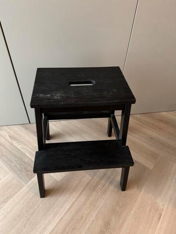IKEA BEKVAM Opstapkrukje - Zwart beschikbaar voor biedingen